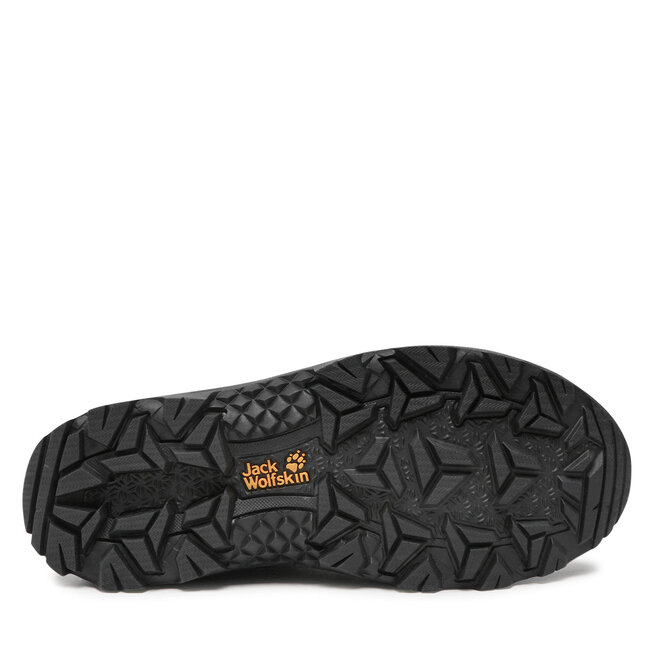 Jack Wolfskin Trekingová obuv Jack Wolfskin Vojo Texapore Low K 4042191 Black/Burly Yellow