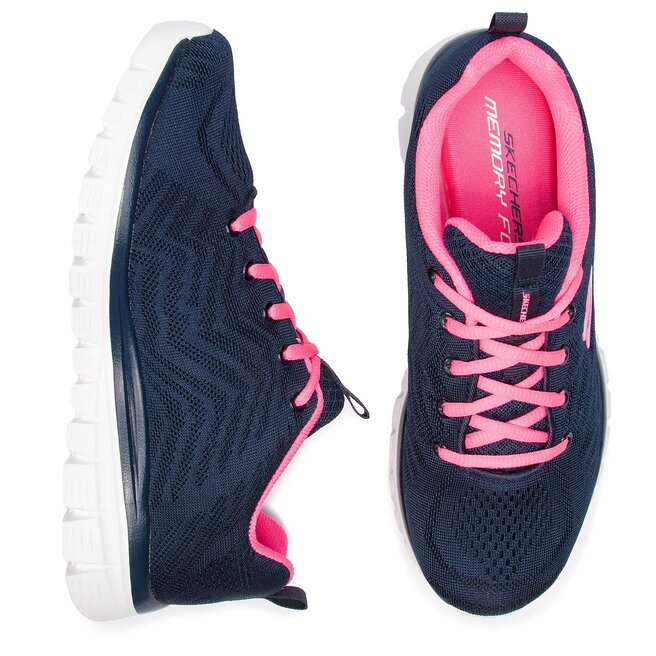 Skechers Pantofi Skechers Get Connected 12615/NVHP Navy/Hot Pink