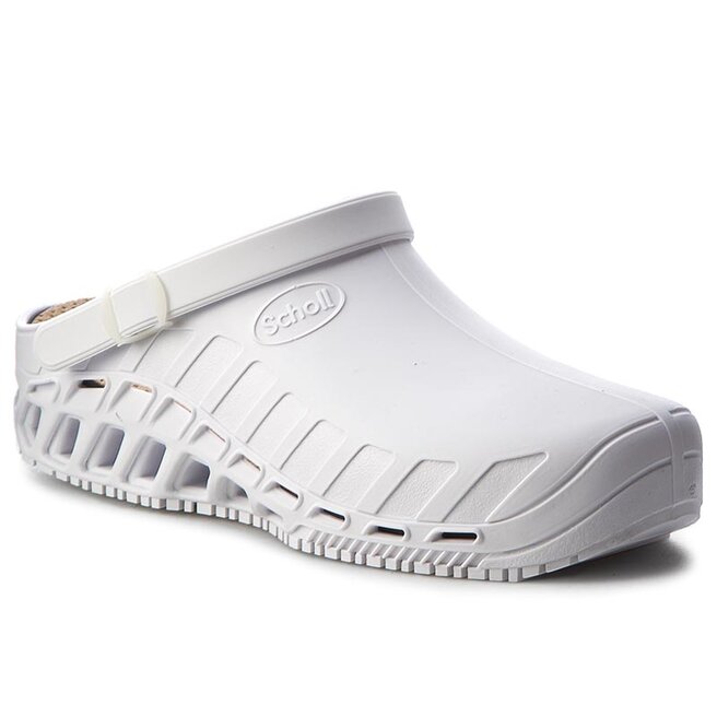 Pantoletten Scholl Clog Evo F26563 1065 370 White de.eschuhe.ch