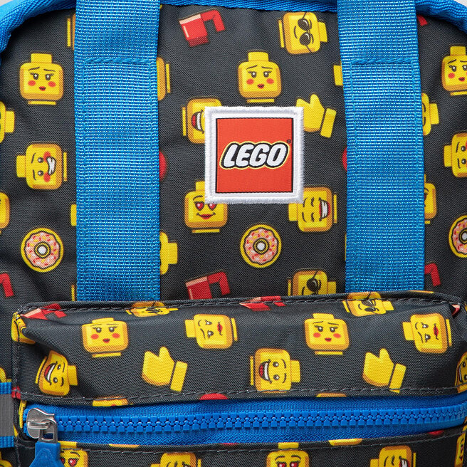 LEGO Mochila LEGO Tribini Fun Backpack Small 20127-1933 Heads and Cups AOP/Blue