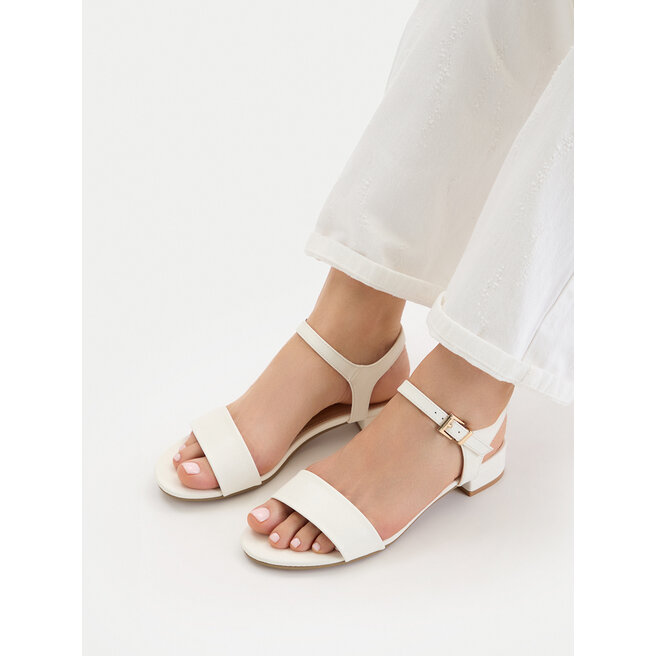 Sandały JENNY CEO-WS21167-01 Biały - kobiece