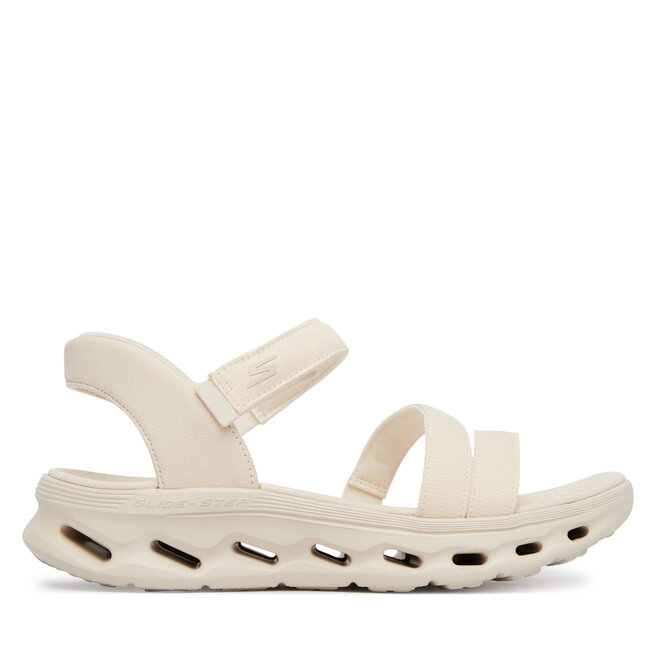 Sandały Skechers Go Walk Glide-Step 2.0 Sandal 141269/NAT Beżowy - kobiece
