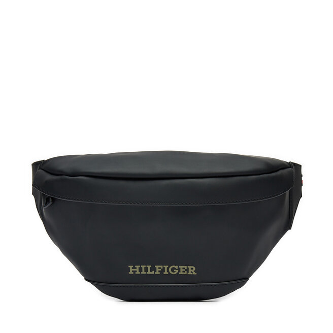 Saszetka nerka Tommy Hilfiger Monotype Pu Bumbag - Czarny