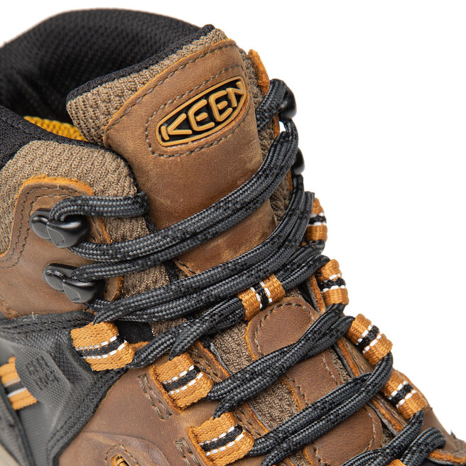 Keen Trekkingschuhe Keen Ridge Flex Mid Wp M 1025666 Bison/Golden Bro