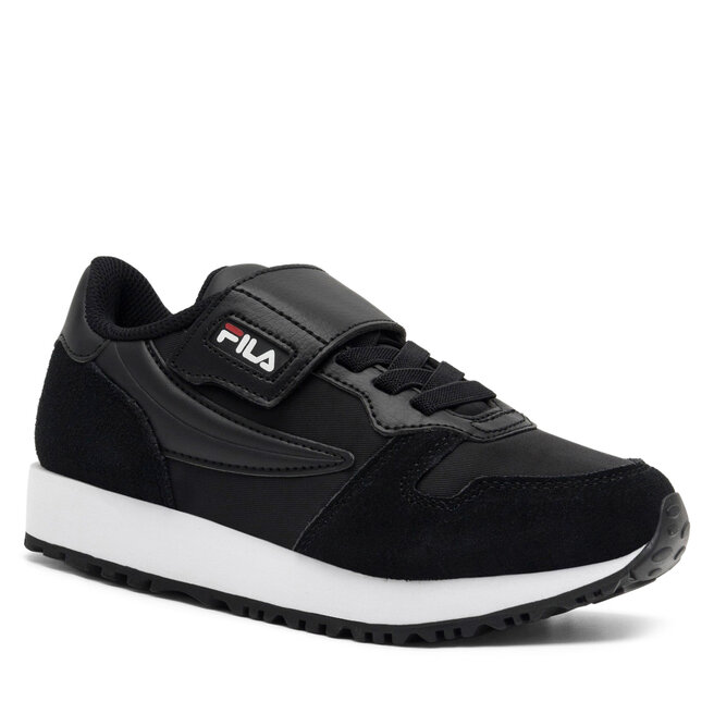 Sneakersy Fila Retroque Velcro Kids - Czarny