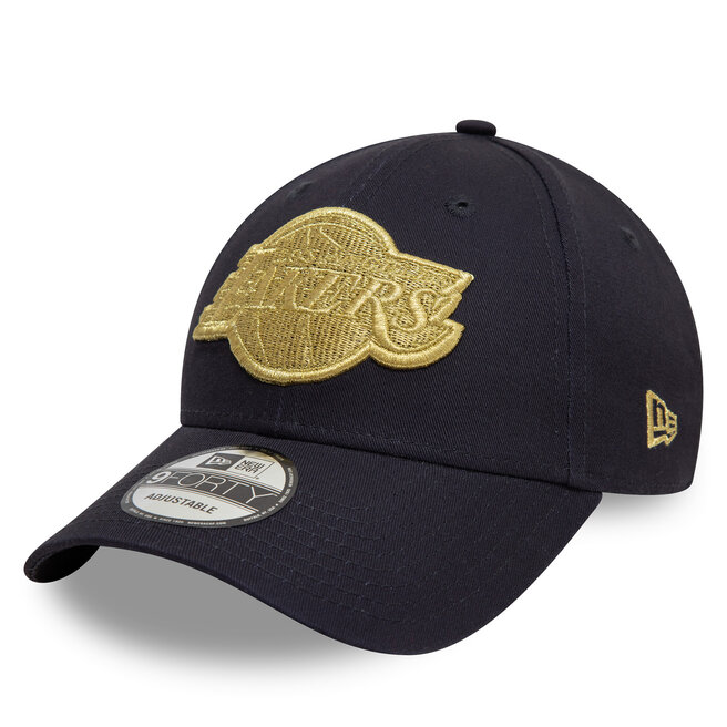 Czapka z daszkiem New Era LA Lakers Metallic 9FORTY - Granatowy