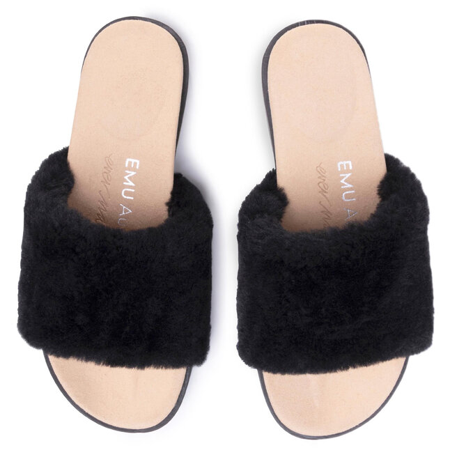 Klapki EMU Australia Robe W11801 Black | eobuwie.com.pl
