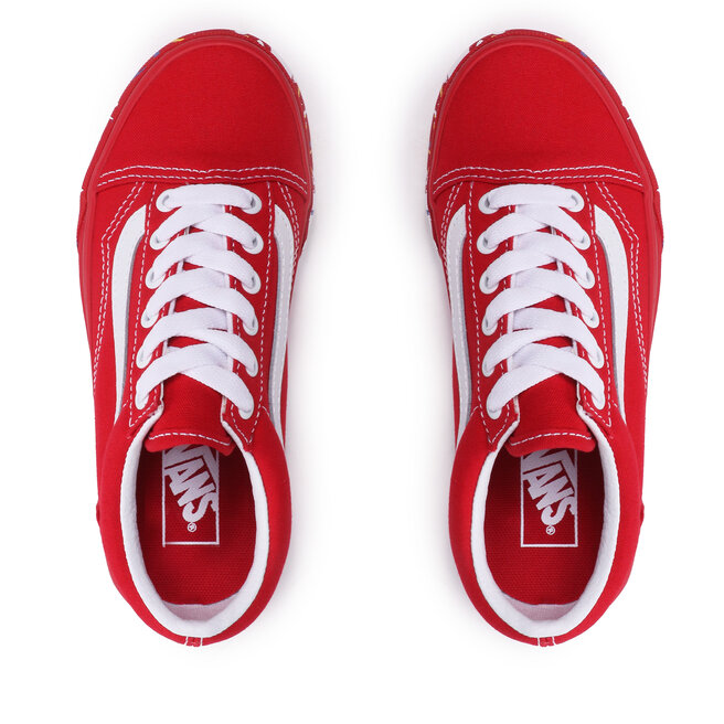 Vans old skool formula top red