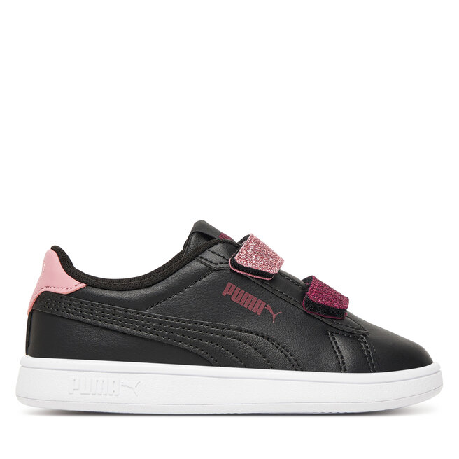 Sneakersy Puma Smash 3.0 L Glitter Velcro V Ps - 07 Czarny