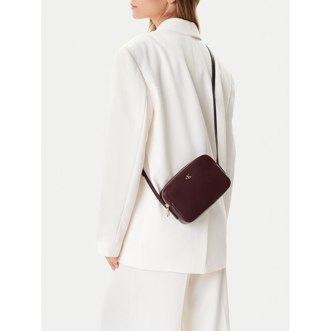 Torebka Calvin Klein Ck Camera Bag LV04F3173G Bordowy -