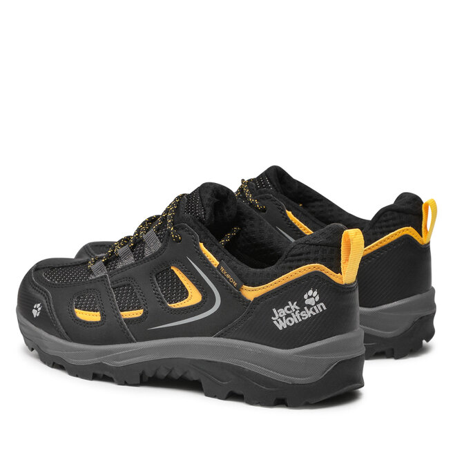 Jack Wolfskin Trekingová obuv Jack Wolfskin Vojo Texapore Low K 4042191 Black/Burly Yellow