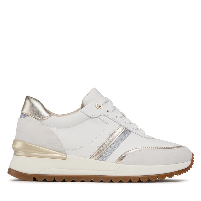 Sneakersy Geox D Desya A D3500A 08522 - Biały