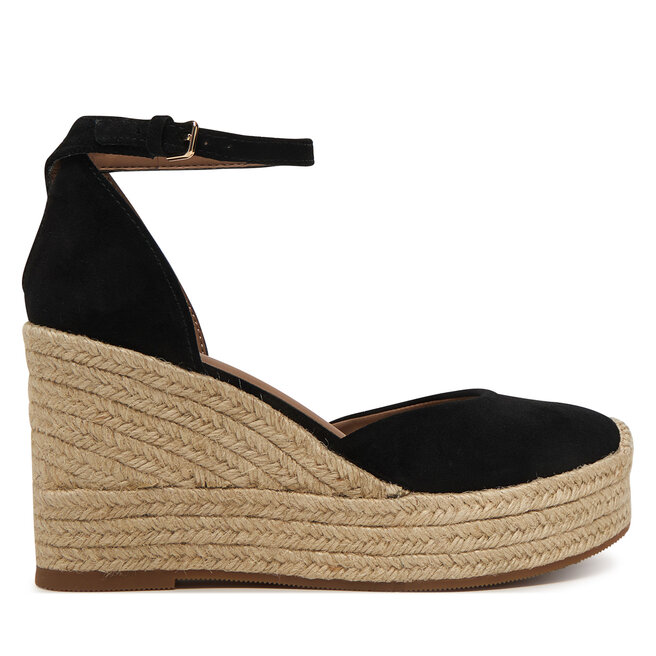 Espadryle BOSS Madeira 50563452 Czarny - kobiece