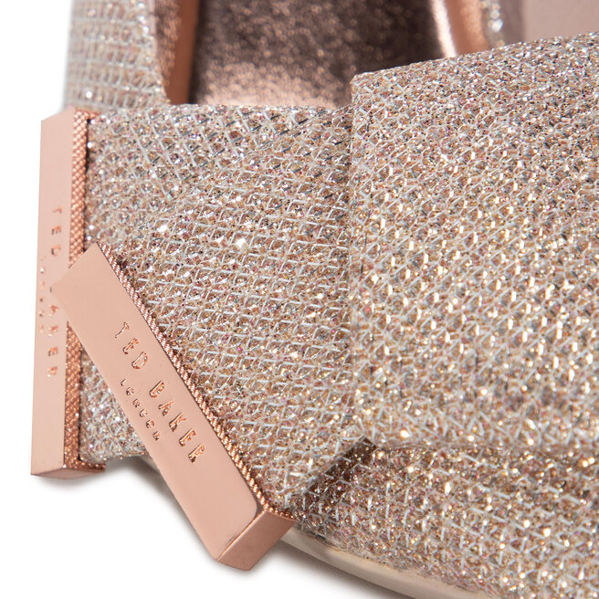 ted baker rose gold glitter bag