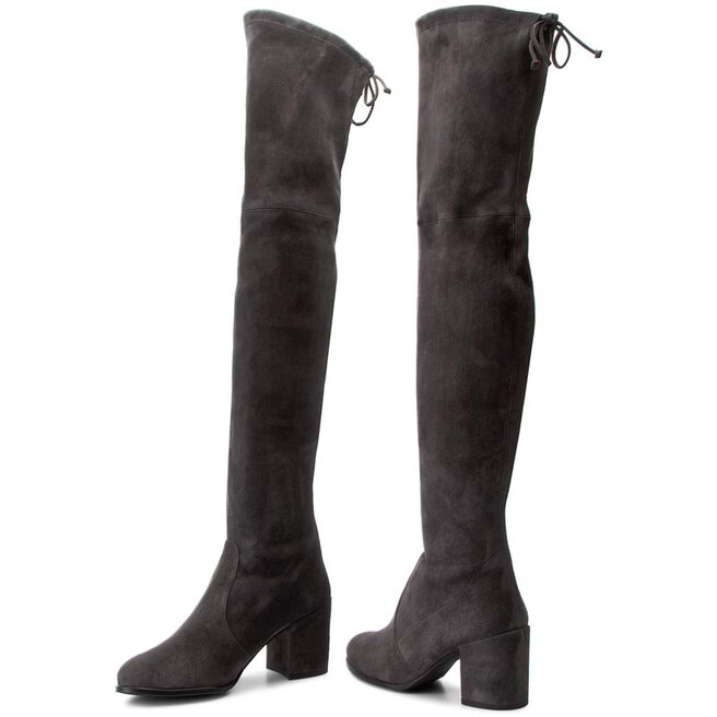 Botfortai Stuart Weitzman Tieland Slate Suede eavalyne.lt