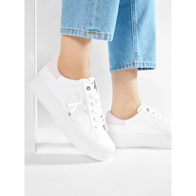 calvin klein jeans vulcanized flatform laceup