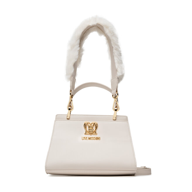 Geantă LOVE MOSCHINO JC4395PP0FKO0120 Off White clasice imagine noua gjx.ro