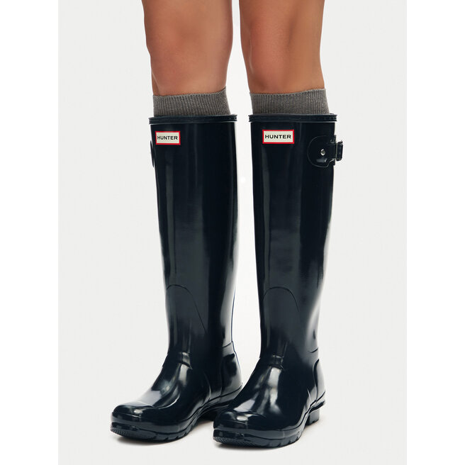 Kalosze Hunter WFT1000RGL Granatowy - kobiece