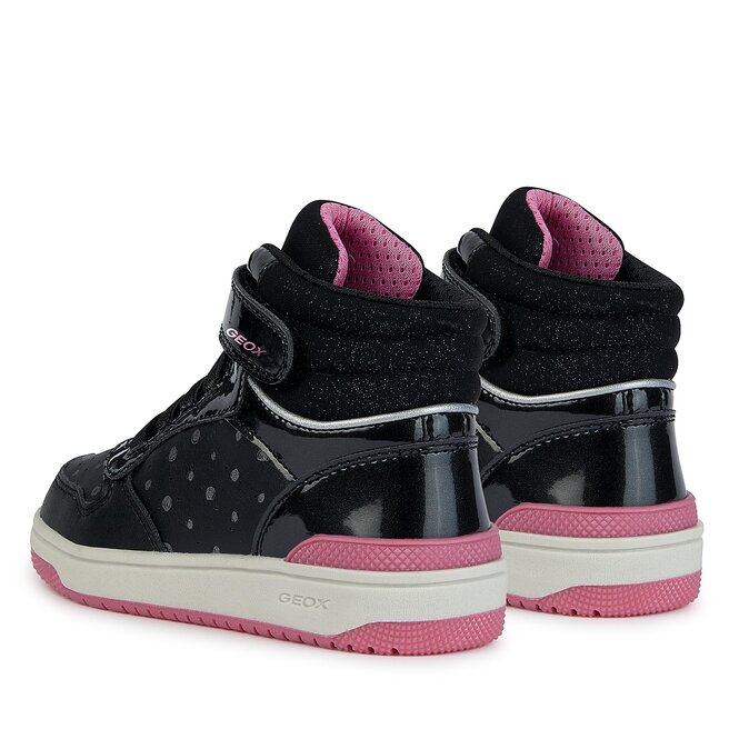 Geox Sneakersy Geox J Washiba Girl J36HXA 004AS C0922 S Black/Fuchsia