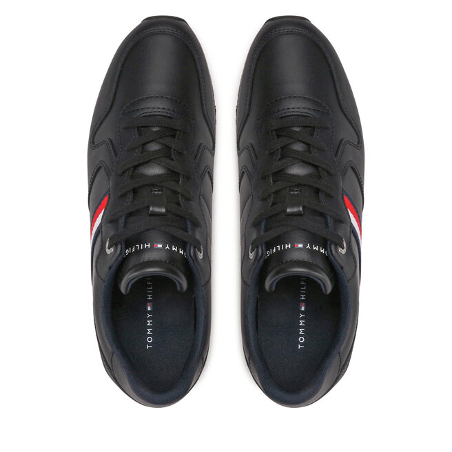 Tommy Hilfiger Sneakers Tommy Hilfiger Iconic Runner Leather FM0FM04281 Black BDS