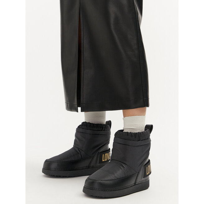 Śniegowce LOVE MOSCHINO JA24972G0LEB000A Czarny - kobiece