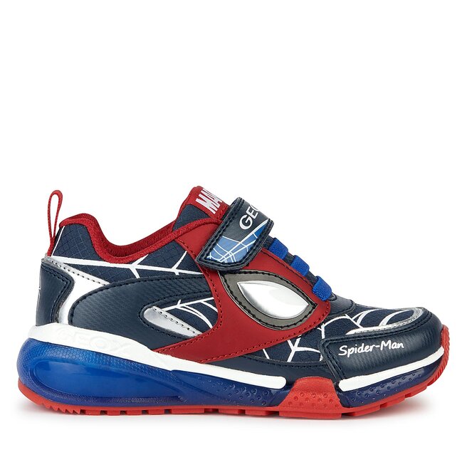Sneakersy Geox SPIDER-MAN J Bayonyc Boy J36FED 0FUCE - DD Granatowy