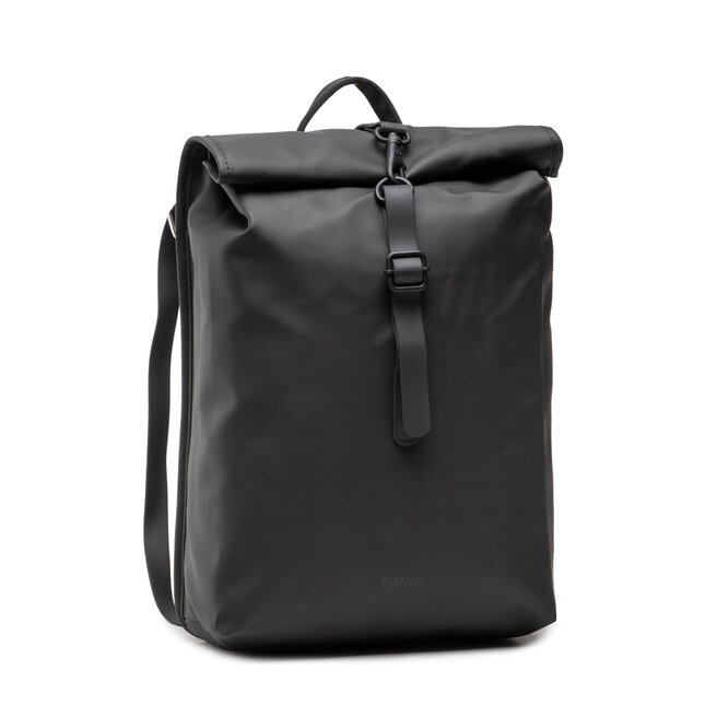 Rains Ruksak Rains Rolltop Rucksack Mini 13610 Black