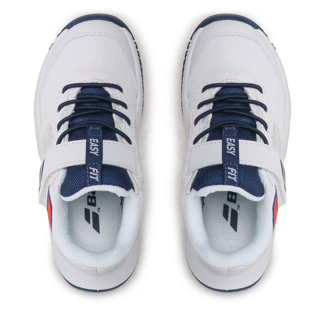 Babolat Pantofi Babolat Pulsion All Court Kid 32S23518 White/Estate Blue
