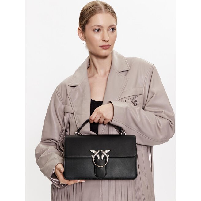 Pinko Дамска чанта Pinko Love One Classic Light PE 23 PLTT 100072 A0F1 Black Z99O