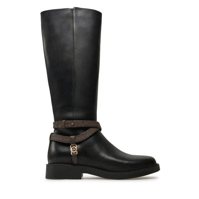 Kozaki MICHAEL Michael Kors Abigail Leather Riding Boot - Czarny