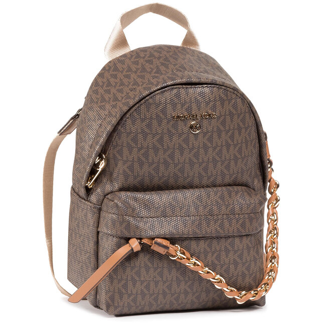 Rucksack MICHAEL Michael Kors Slater 30T0G04B0B Brn Acorn eschuhe