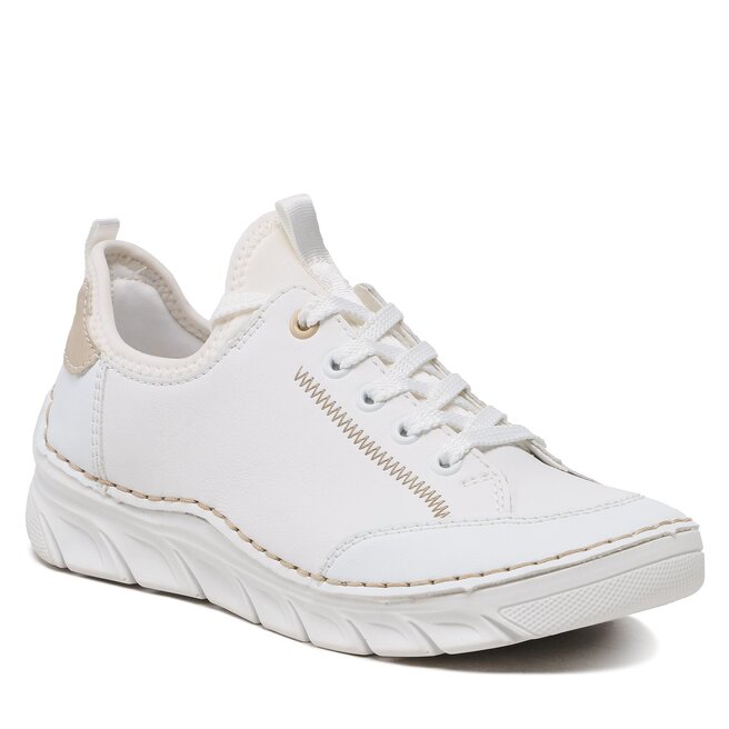 Rieker Damen Sneaker Schnürschuh Plateau N59W1, Größe:38