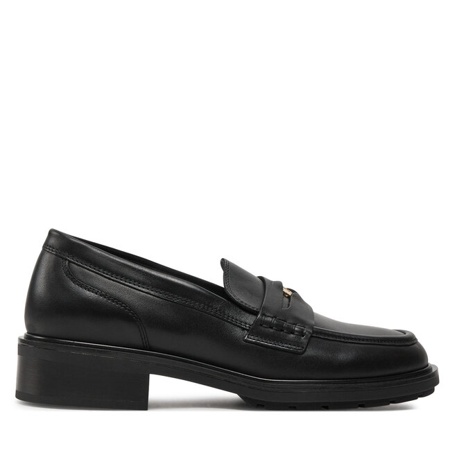 Lordsy Tommy Hilfiger Th Penny Loafer - Czarny