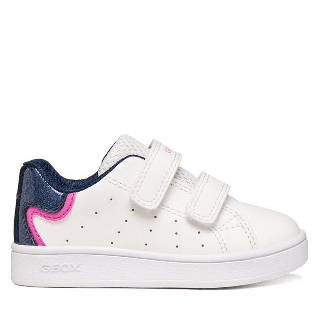 Sneakersy Geox B Eclyper Girl B365MA 0BCKC C0006 Biały - dziewczęce