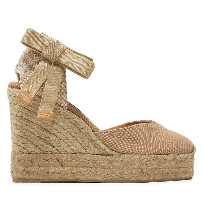 Espadryle Castañer Chiara/8Ed/002 - Beżowy