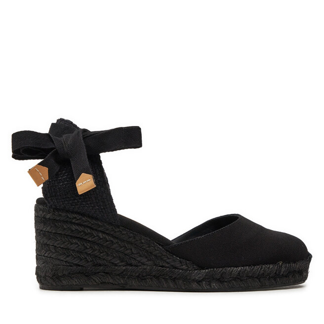 Espadryle Castañer Carina C/6/001 - Czarny