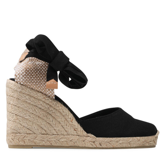 Espadryle Castañer Carina/8/001 - Czarny