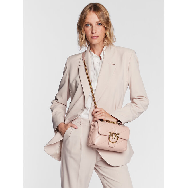 Pinko Handtasche Pinko Love Mini Puff Cl PE 23 PLTT 100039 A0F2 Cipria O81Q