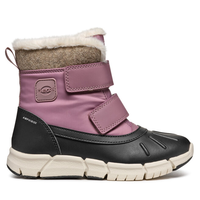 Śniegowce Geox J Flexyper Girl B Ab J46APC 054FU - S Różowy