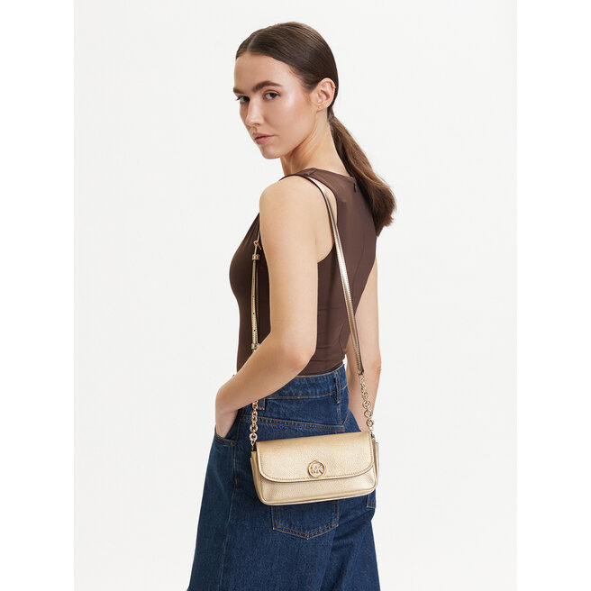 Torebka MICHAEL Michael Kors Nolita 32S6GY5C5M Złoty -