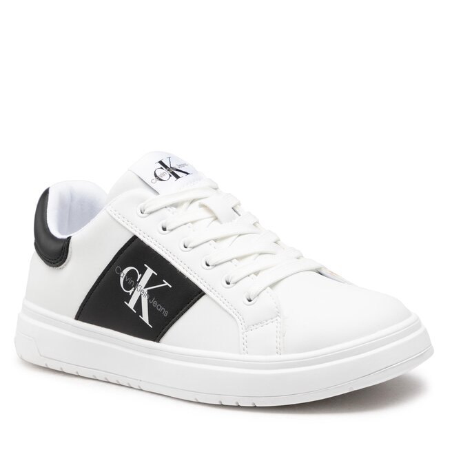Calvin Klein Jeans Αθλητικά Calvin Klein Jeans Low Cut Lace-Up Sneaker V3X9-80338-1355 S White/Black X002