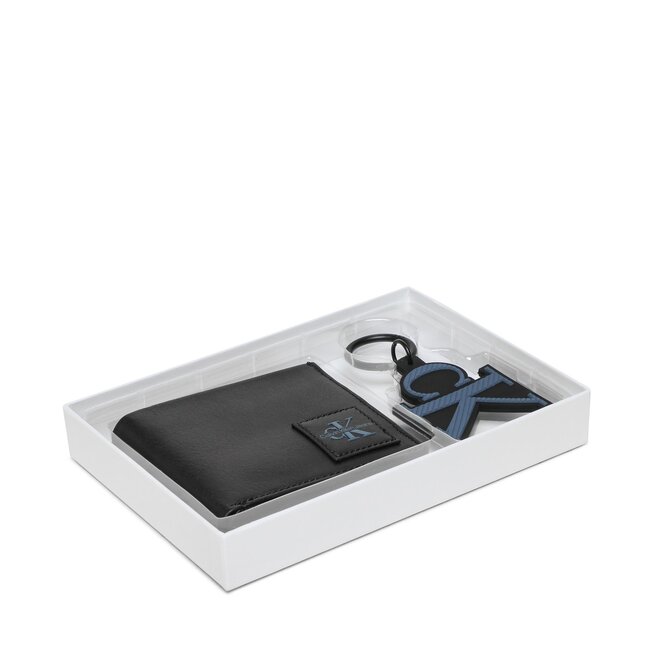 Calvin Klein Jeans Set regali Calvin Klein Jeans Bifold W/Coin + Rubber Keyfob K50K510165 BDS