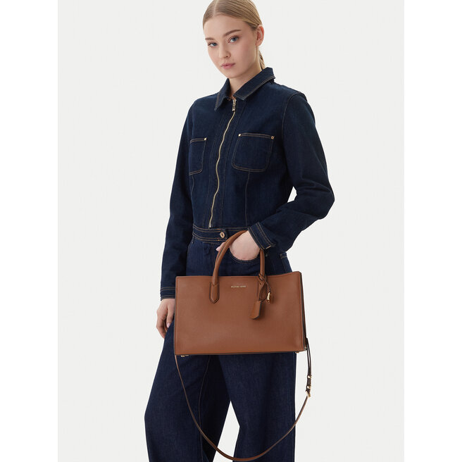 Torebka MICHAEL Michael Kors 30F4GETS2L Brązowy -