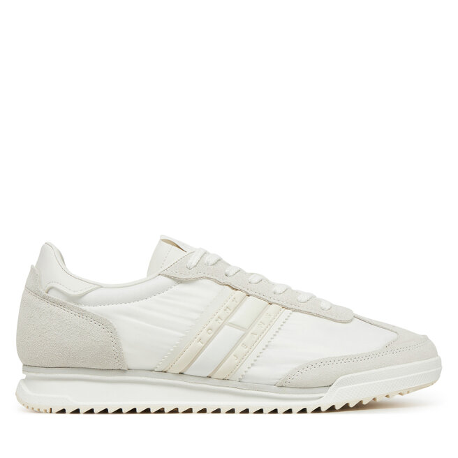 Sneakersy Tommy Jeans Tjm Retro Runner Cleated - Biały