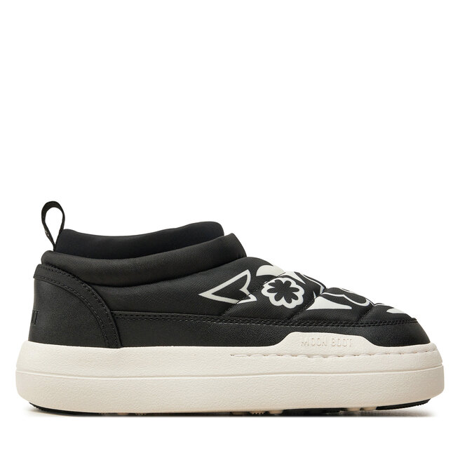 Botki Moon Boot Park Soft Flower - Czarny