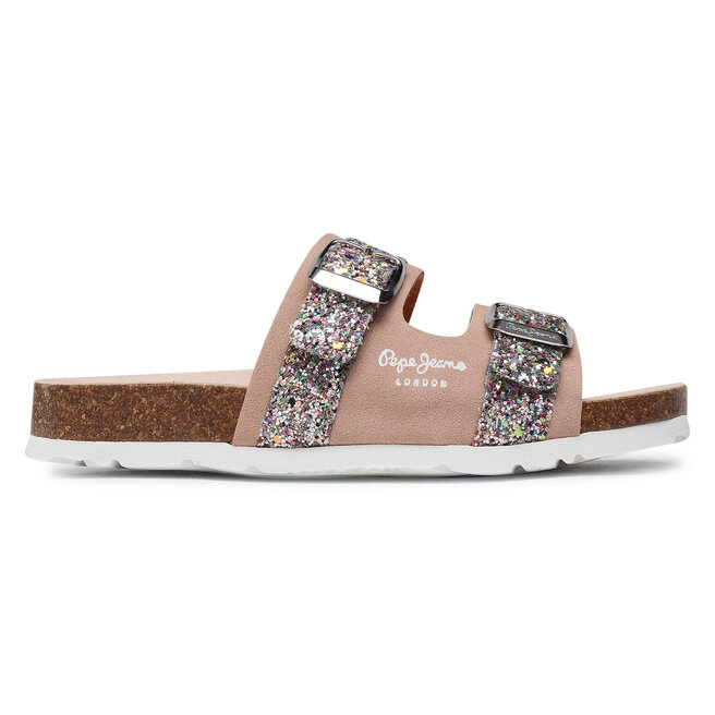 Pepe Jeans Ciabatte Pepe Jeans Bio Pala Glitter PGS90168 Mauve Pink 319
