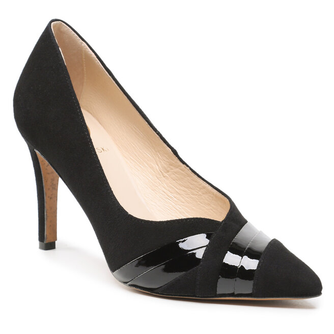 Baldowski High Heels Baldowski D04237-2835 Zamsz/Czarny Lakier