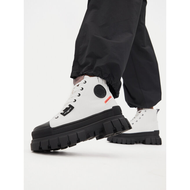 Trapery Palladium Revolt Hi Tx 97242-116-M Biały - kobiece