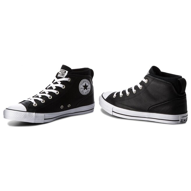 Zapatillas Converse Ctas Syde Street Mid Black/Black/White • Www.zapatos.es