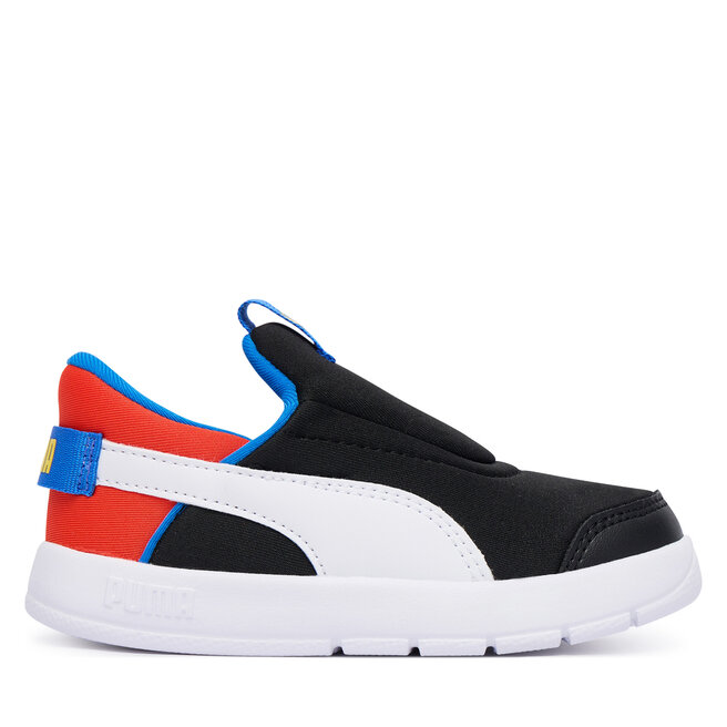 Sneakersy Puma Courtflex v3 Sliptech Inf 399735 Czarny - chłopięce